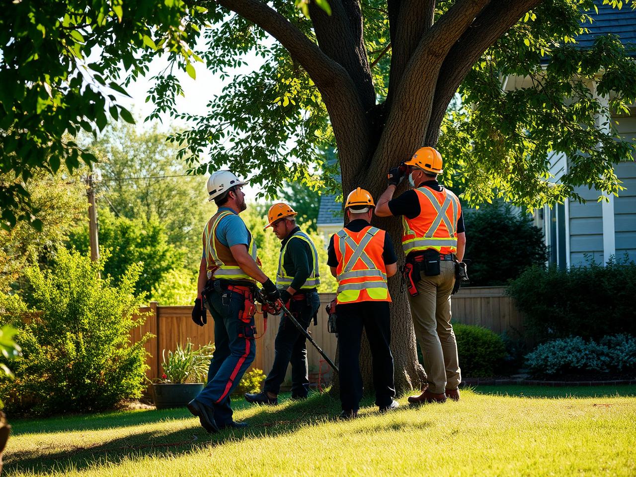 Samueldo team clearing trees